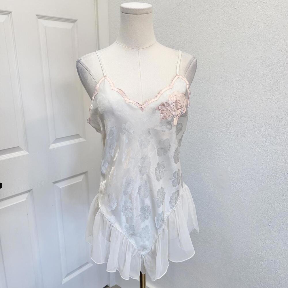 Vintage white lace bodysuit